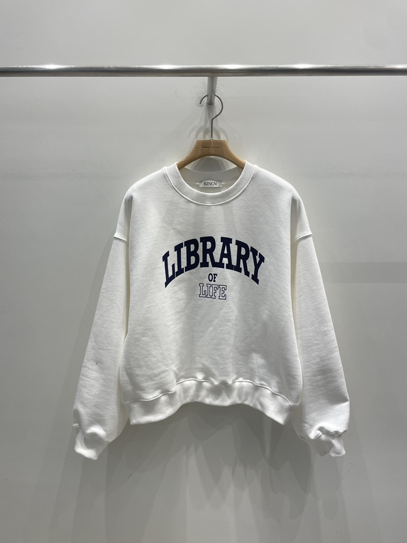 KINOA韓國直郵女士新品職業推薦時尚人氣26春季熱賣休閑衛衣KINOA衛衣圖色1