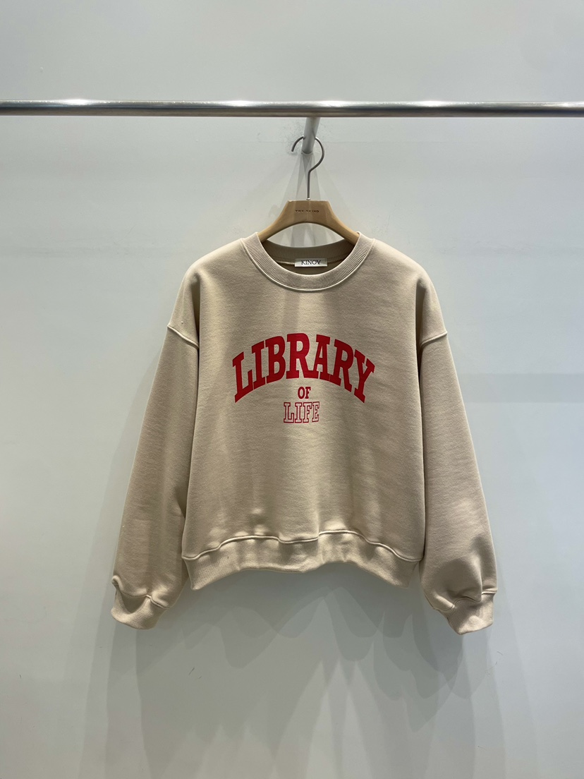 KINOA韓國直郵女士新品職業推薦時尚人氣26春季熱賣休閑衛衣KINOA衛衣圖色2