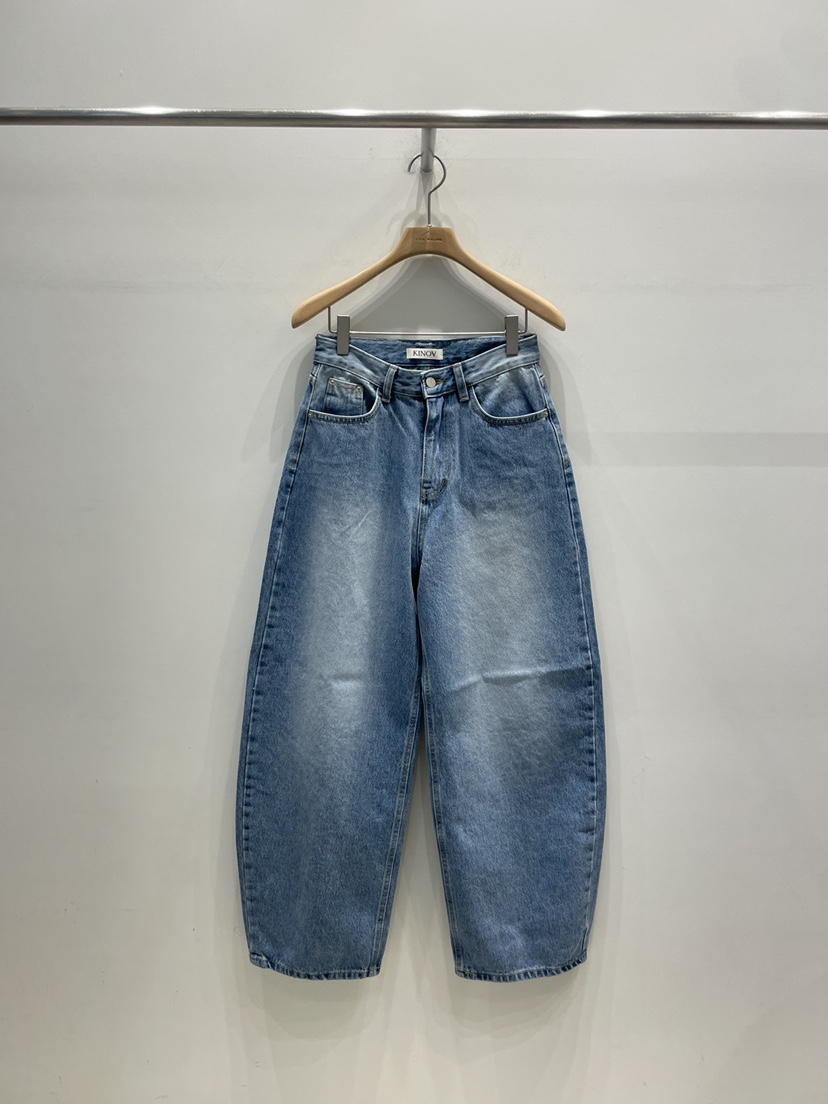 KINOA東大門實拍女士新款熱賣職業推薦26春季休閑人氣牛仔褲KINOA牛仔褲圖色1