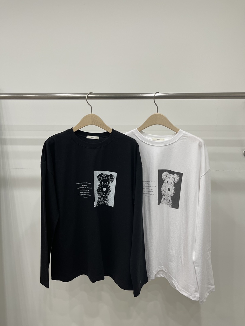 FIFTY東大門實拍女士新款人氣推薦職業時尚26春季長袖T恤FIFTY長袖T恤