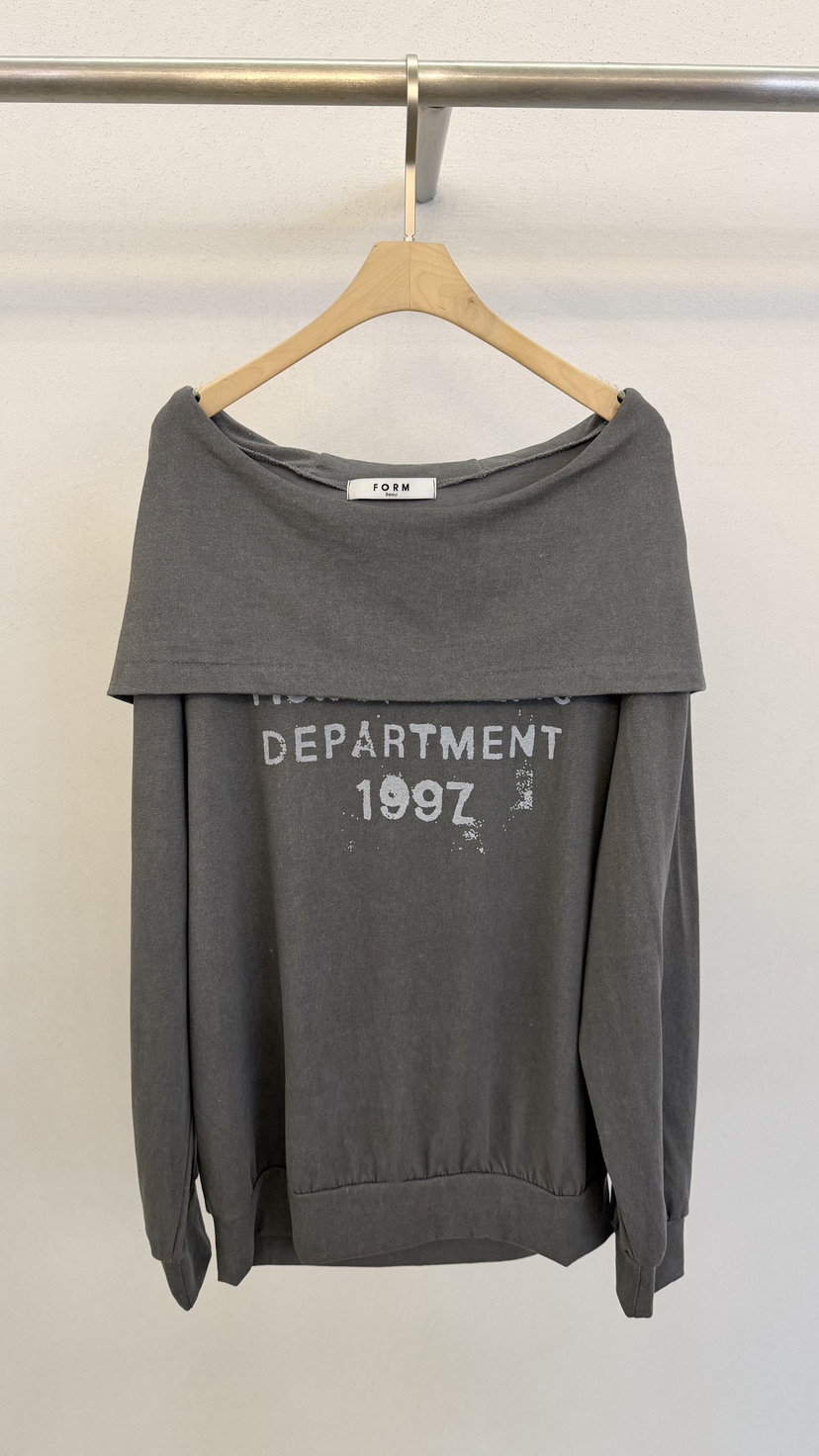 FORM東大門實拍女裝新品推薦熱賣休閑26春季衛衣露肩連帽FORM衛衣圖色2