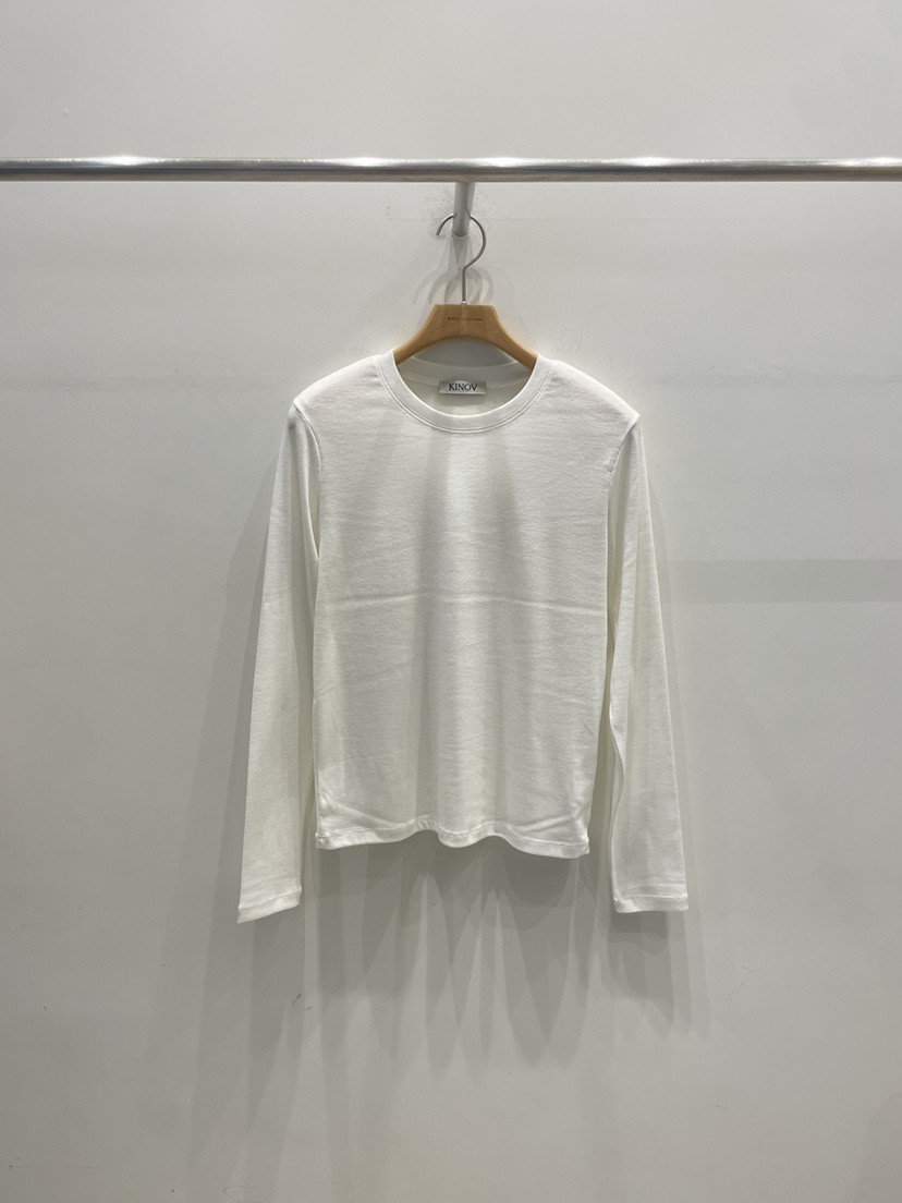 KINOA韓國代購女裝新品26春季職業人氣推薦時尚休閑長袖T恤KINOA長袖T恤圖色1