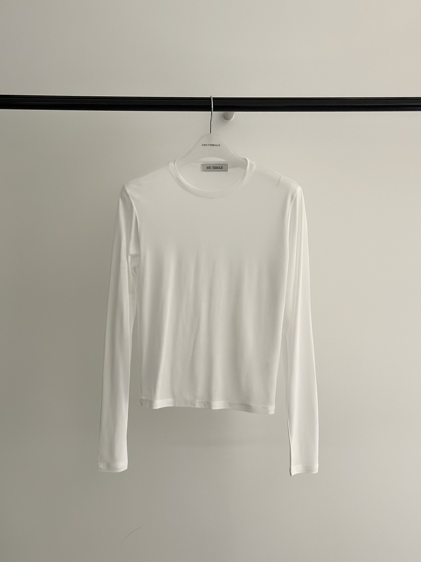 ANDTERRACE韓國直郵女士新款26春季人氣推薦時尚熱賣長袖T恤ANDTERRACE長袖T恤圖色1