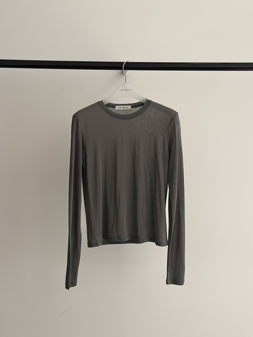 ANDTERRACE韓國直郵女士新款26春季人氣推薦時尚熱賣長袖T恤ANDTERRACE長袖T恤圖色3