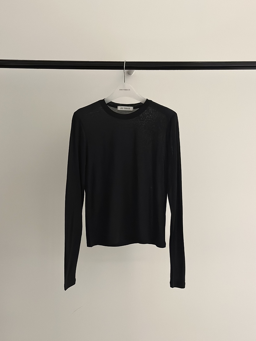 ANDTERRACE韓國直郵女士新款26春季人氣推薦時尚熱賣長袖T恤ANDTERRACE長袖T恤圖色4