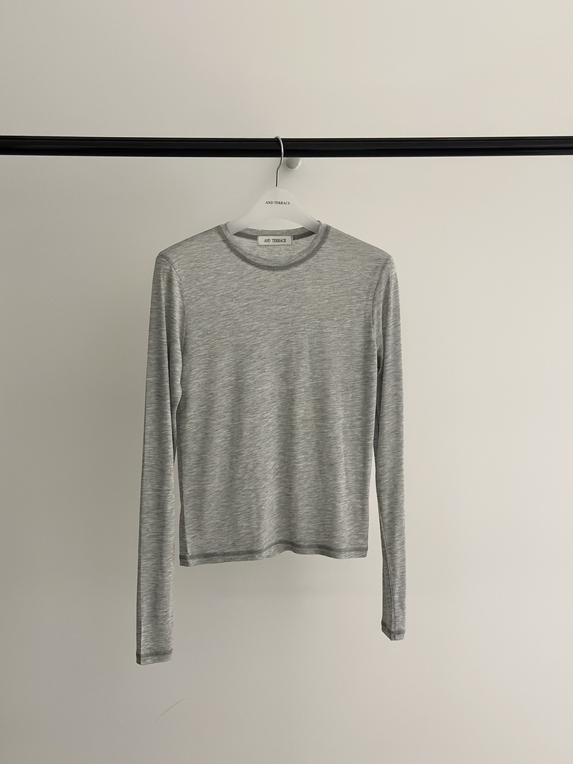 ANDTERRACE韓國直郵女士新款26春季人氣推薦時尚熱賣長袖T恤ANDTERRACE長袖T恤圖色5