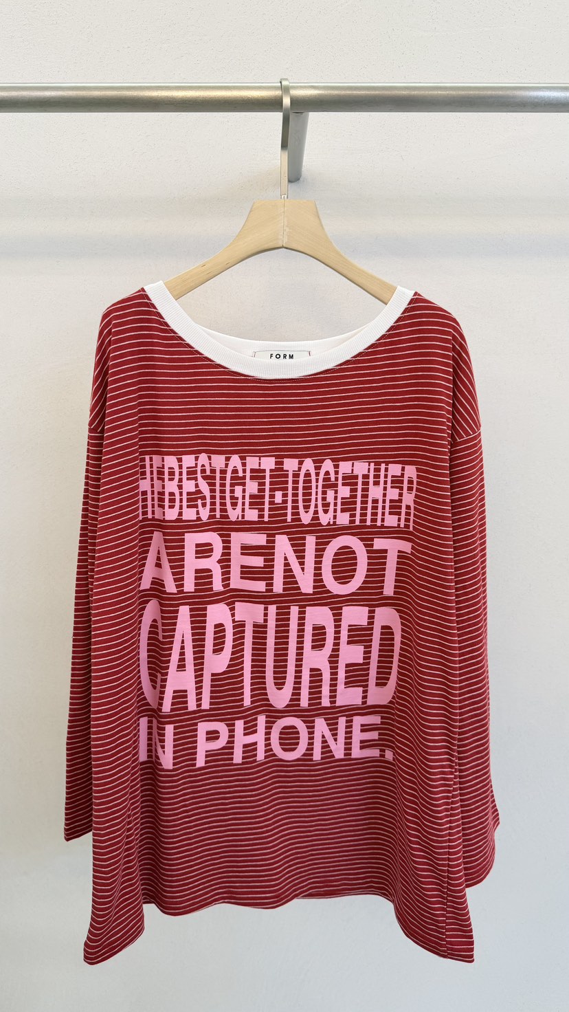 FORM東大門實拍女士新款熱賣26春季人氣時尚職業休閑長袖T恤FORM長袖T恤圖色2