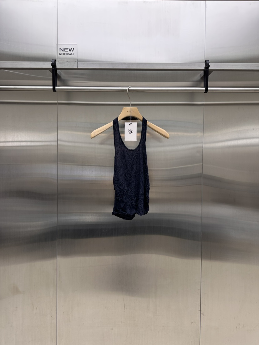 MYDRESS韓國直郵女士新款休閑26春季人氣職業時尚吊帶背心MYDRESS吊帶/背心圖色1深藍色