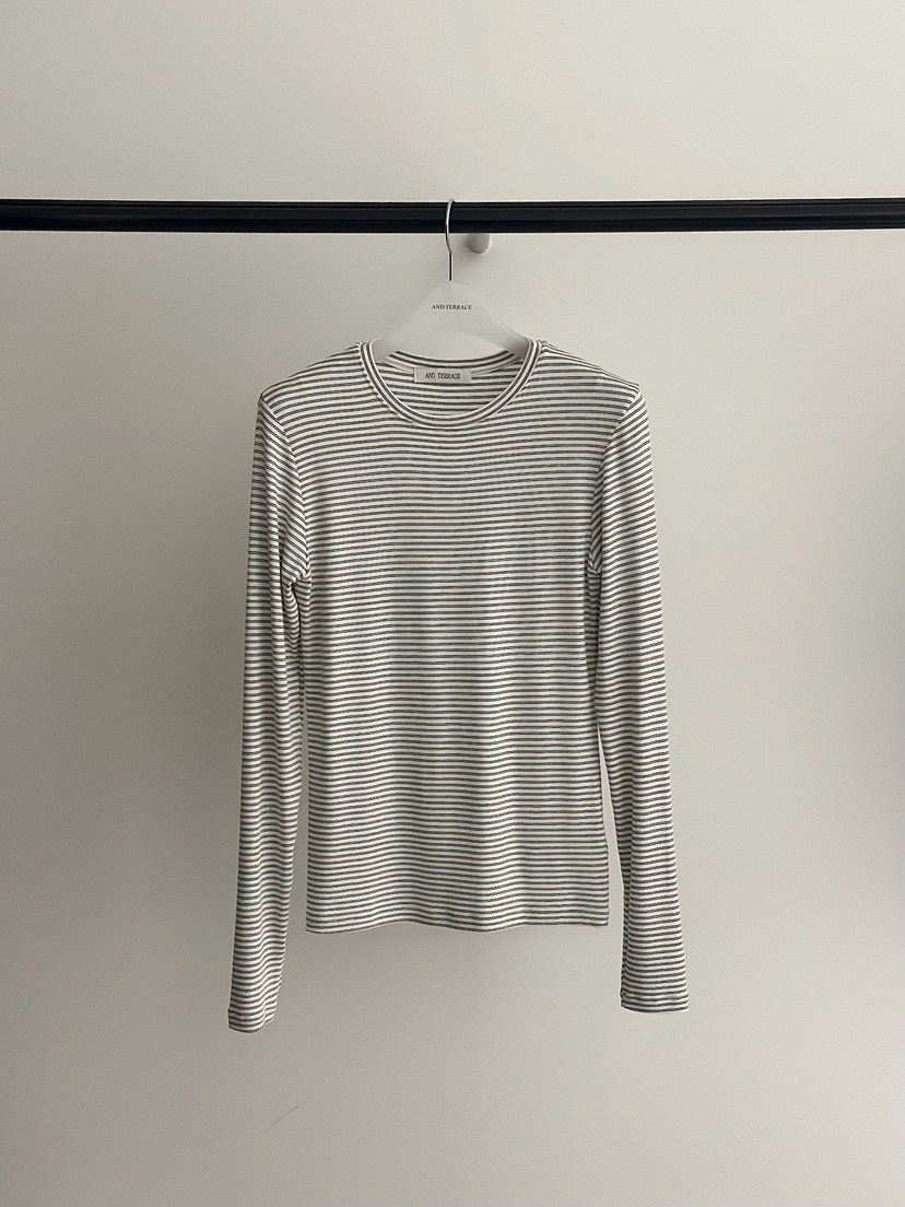 ANDTERRACE東大門直郵女裝新款時尚人氣職業推薦休閑長袖T恤ANDTERRACE長袖T恤圖色2