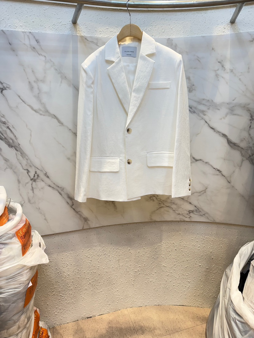 OLIVE TrEE東大門代購女裝新品休閑職業26春季人氣夾克天絲OLIVE TrEE夾克圖色1