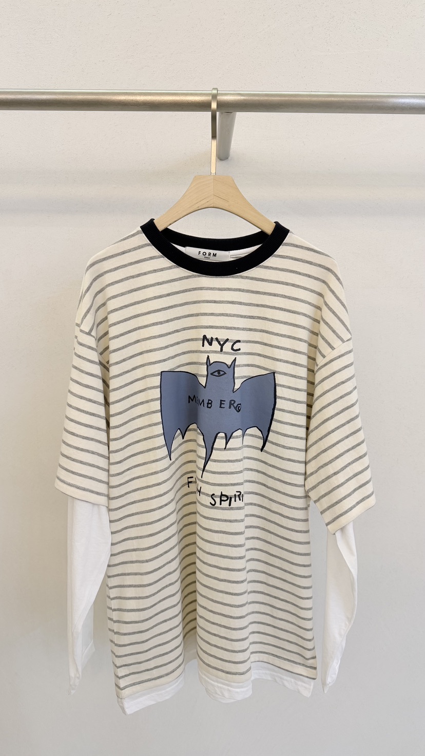 FORM韓國直郵女士新品人氣時尚職業休閑推薦長袖T恤假兩件FORM長袖T恤圖色2