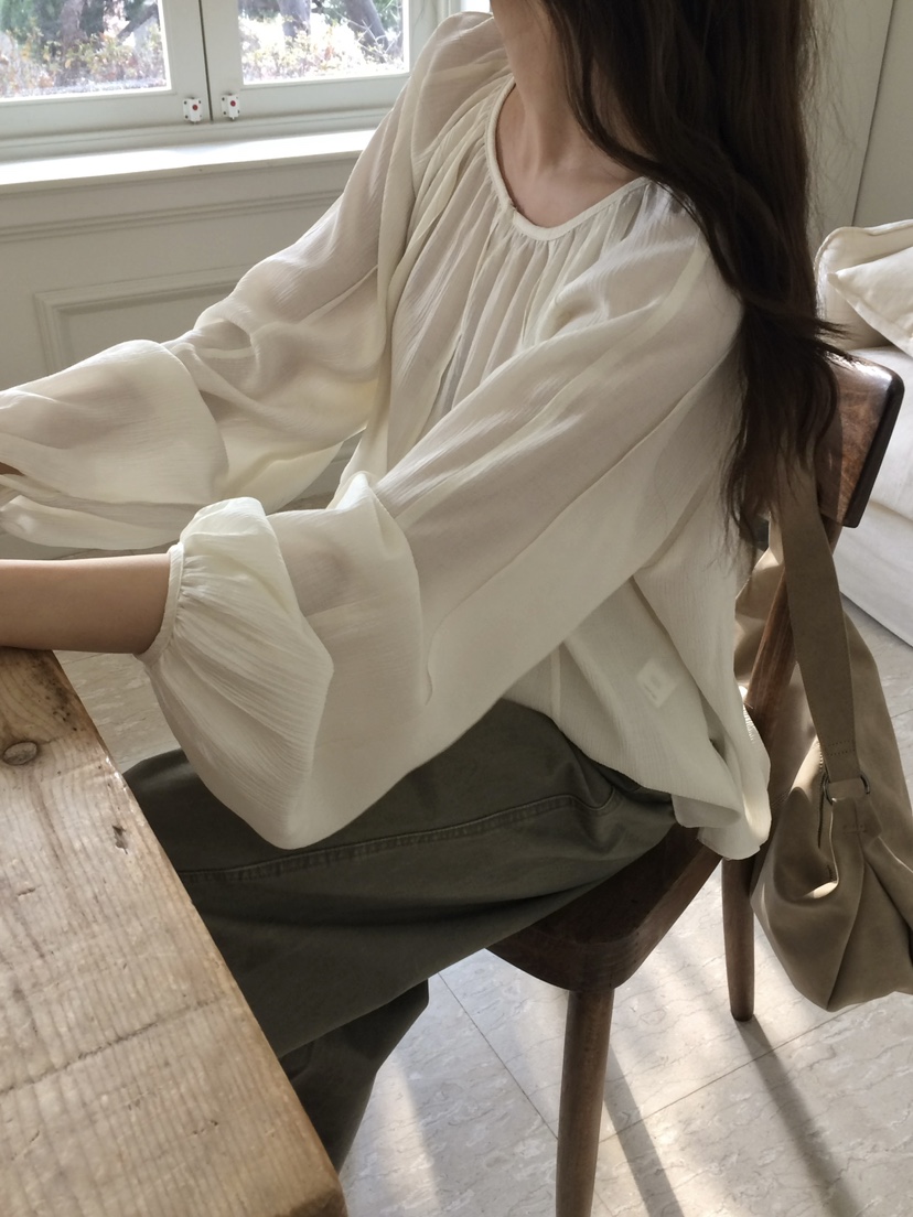 ANOU東大門代購女裝新品26春季熱賣人氣休閑推薦襯衫蕾絲衫ANOU襯衫/蕾絲衫