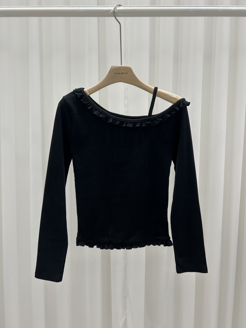 IF YOU SAY SO/PLUM-Q韓國代購女士新品時尚長袖T恤IF YOU SAY SO/PLUM-Q長袖T恤圖色2