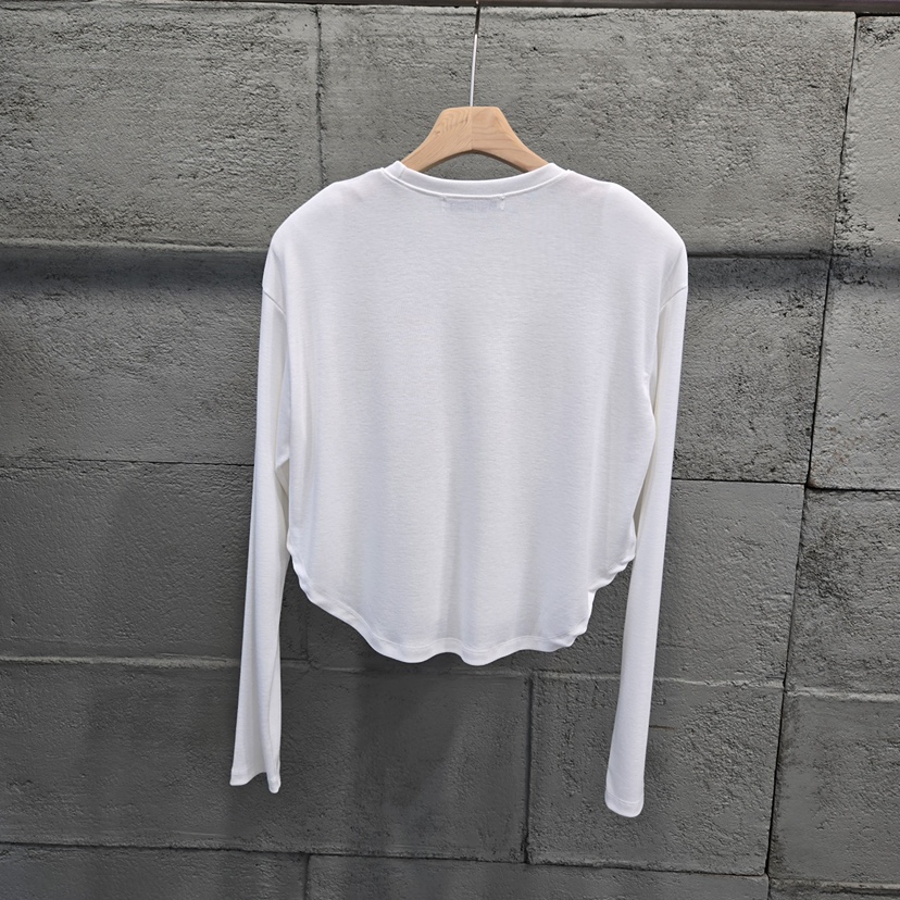 10CC東大門代購女裝新款推薦熱賣職業休閑26春季人氣長袖T恤10CC長袖T恤