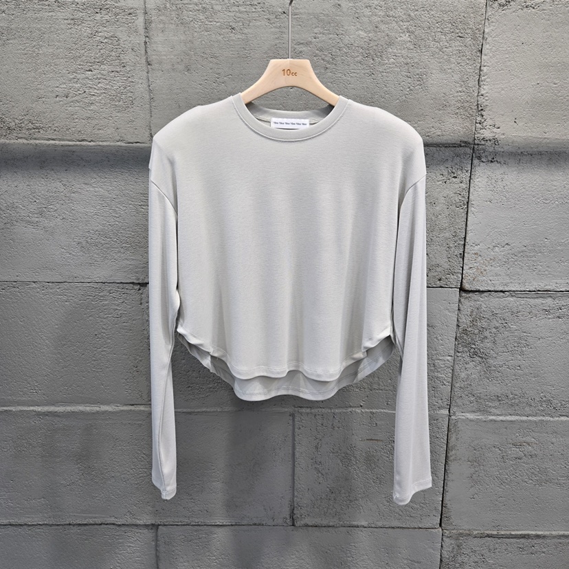 10CC東大門代購女裝新款推薦熱賣職業休閑26春季人氣長袖T恤10CC長袖T恤圖色2