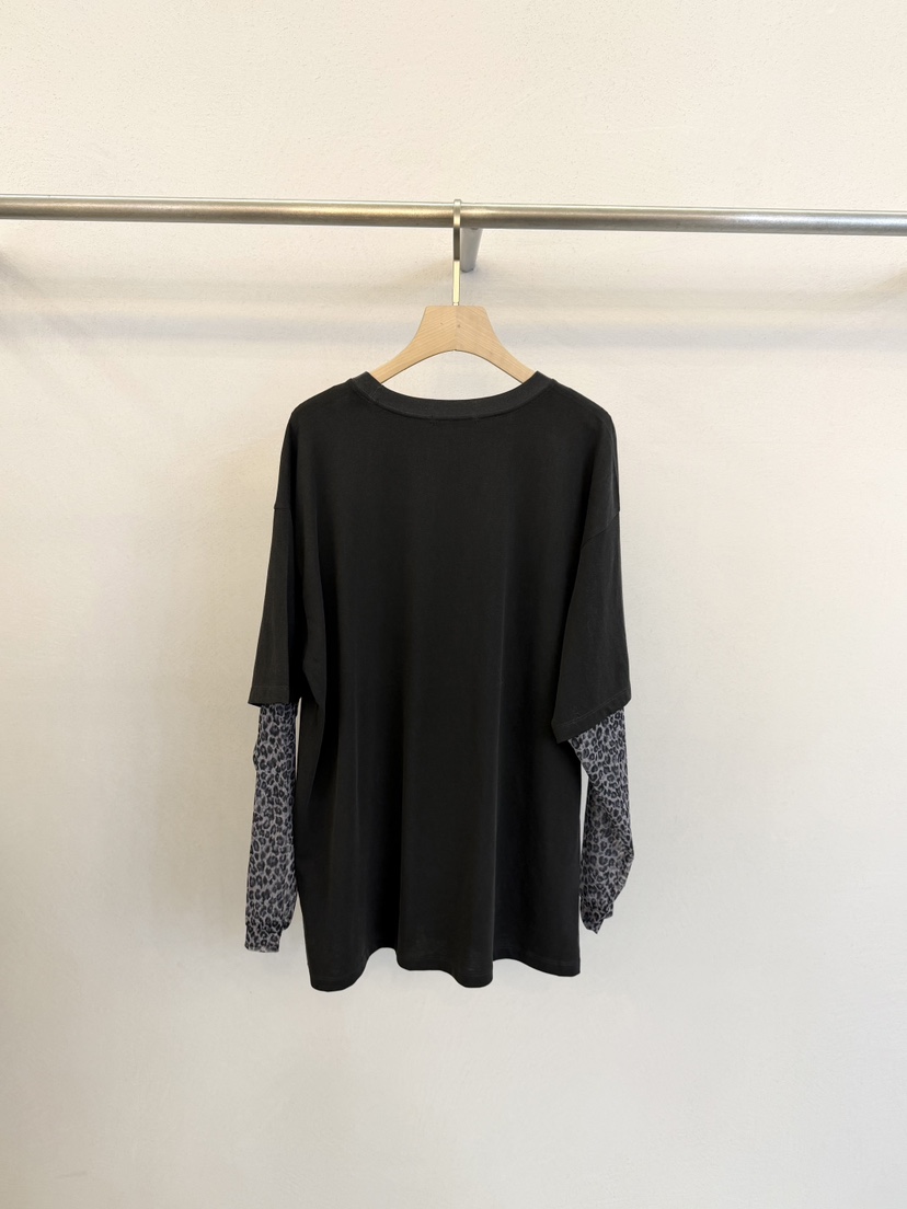 FORM東大門代購女士新品職業熱賣人氣休閑26春季長袖T恤假兩件FORM長袖T恤