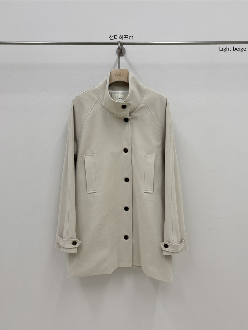 VERGAMOT韓國代購女裝新品職業26春季熱賣時尚人氣休閑夾克VERGAMOT夾克圖色1淺米色