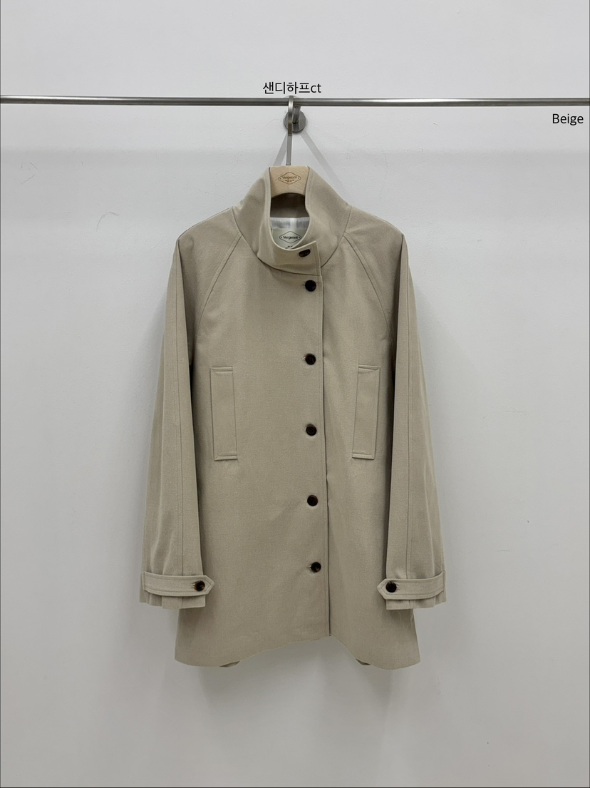 VERGAMOT韓國代購女裝新品職業26春季熱賣時尚人氣休閑夾克VERGAMOT夾克圖色2深米色