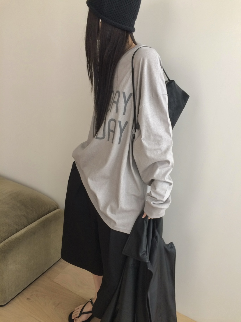 ANOU東大門代購女士新品26春季人氣熱賣推薦時尚休閑長袖T恤ANOU長袖T恤