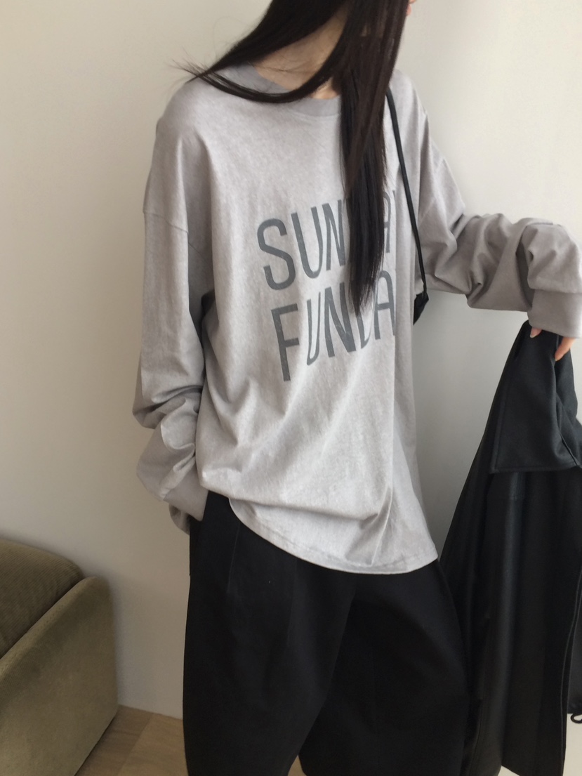 ANOU東大門代購女士新品26春季人氣熱賣推薦時尚休閑長袖T恤ANOU長袖T恤