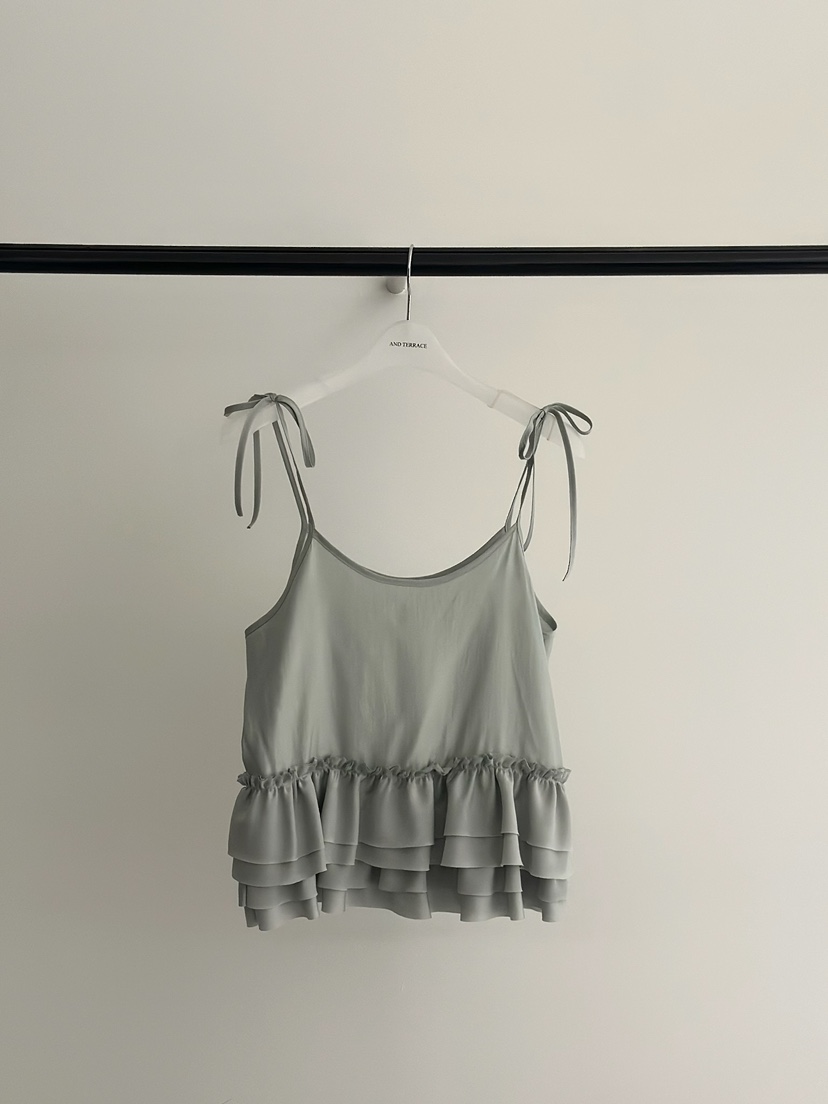 ANDTERRACE韓國代購女士新品休閑時尚職業26春季吊帶背心ANDTERRACE吊帶/背心圖色1