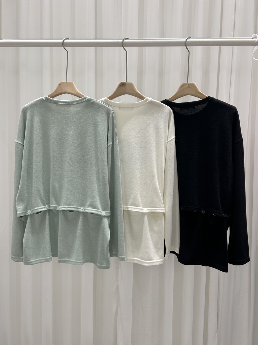 IF YOU SAY SO/PLUM-Q東大門代購女士新品26春季長袖T恤IF YOU SAY SO/PLUM-Q長袖T恤