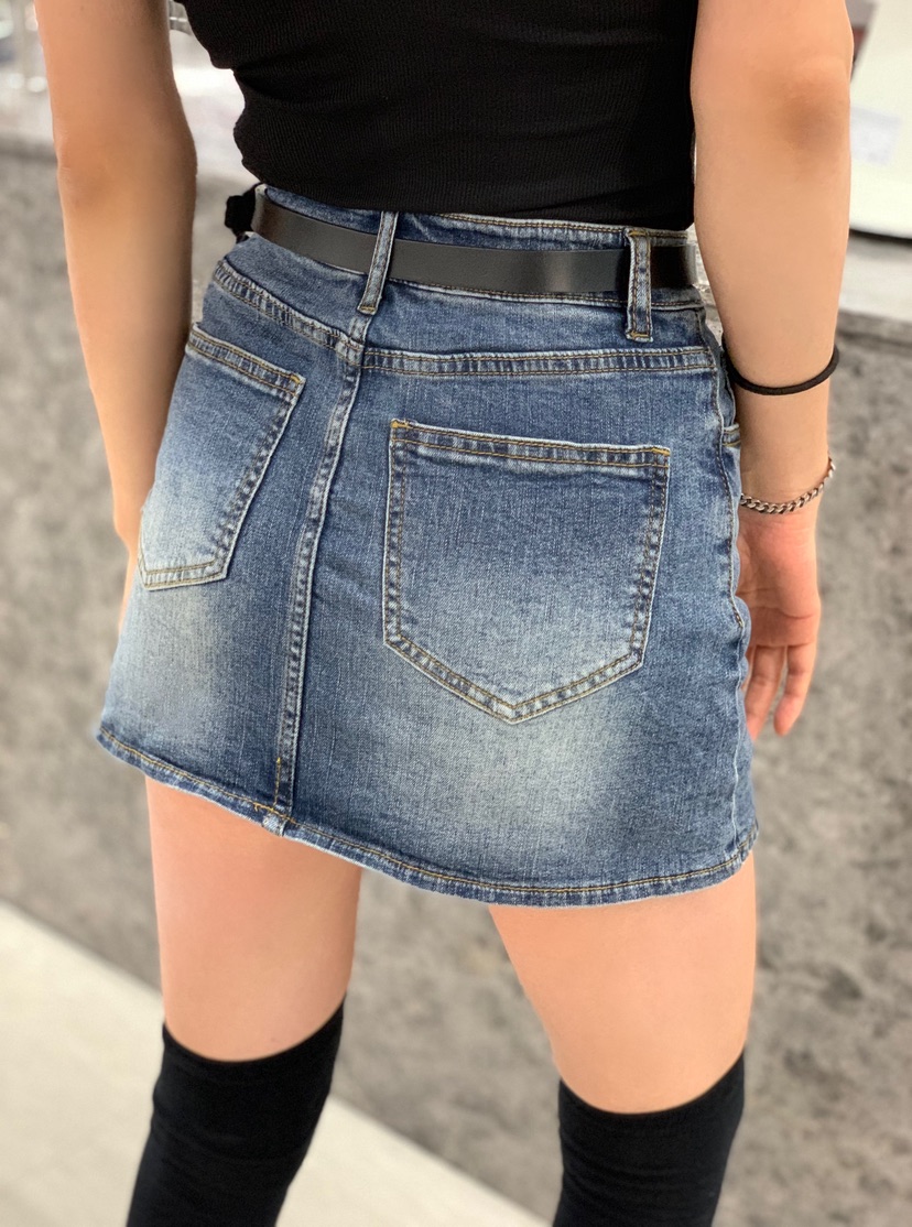 OLIVE TrEE韓國代購女士新款人氣熱賣推薦裙褲不含腰帶磨毛OLIVE TrEE裙褲