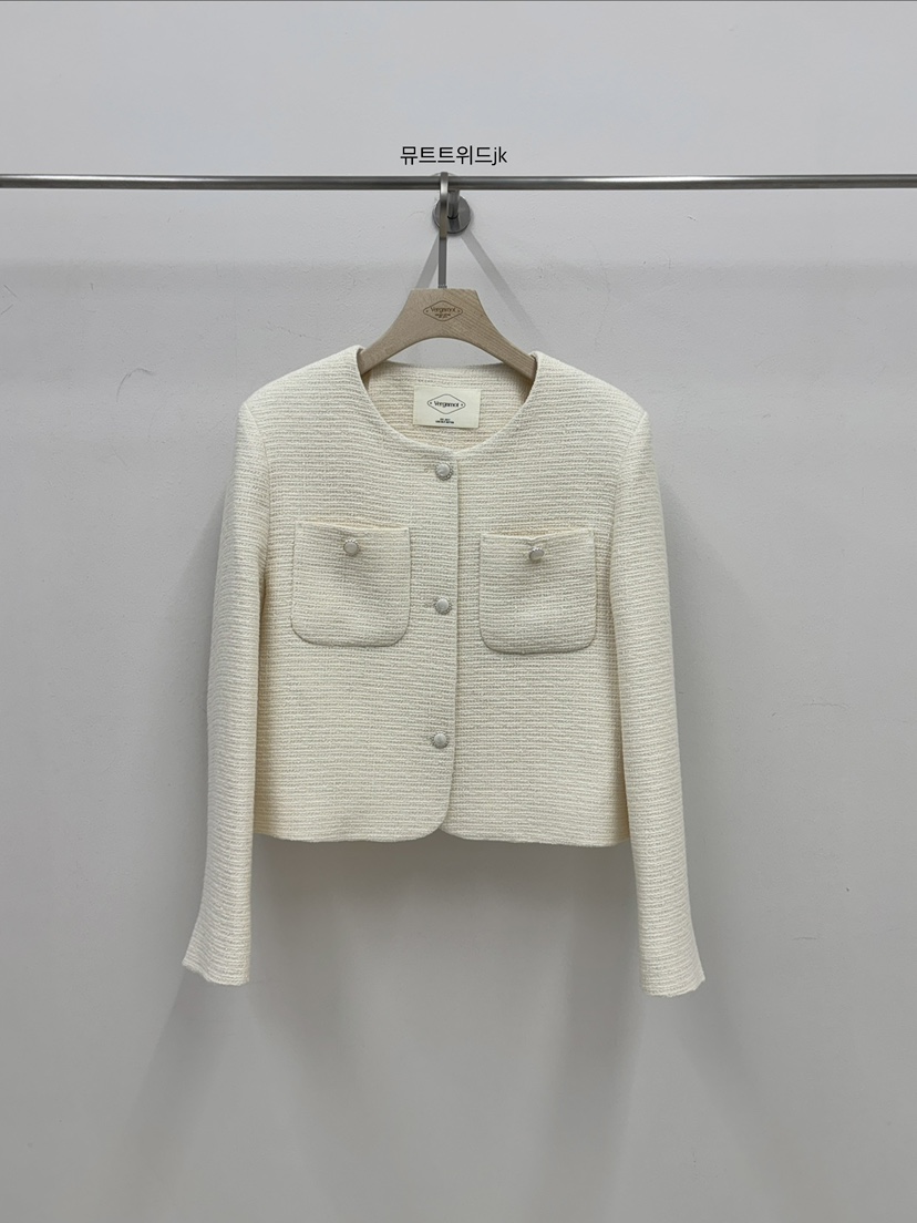 VERGAMOT東大門代購女士新品時尚推薦熱賣人氣夾克粗花呢VERGAMOT夾克圖色1