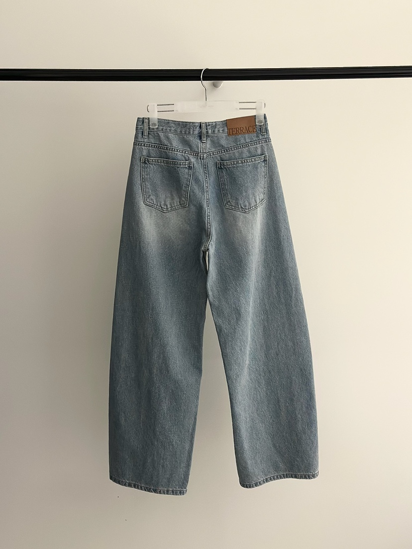 ANDTERRACE東大門代購女士新品熱賣休閑推薦職業26春季牛仔褲ANDTERRACE牛仔褲