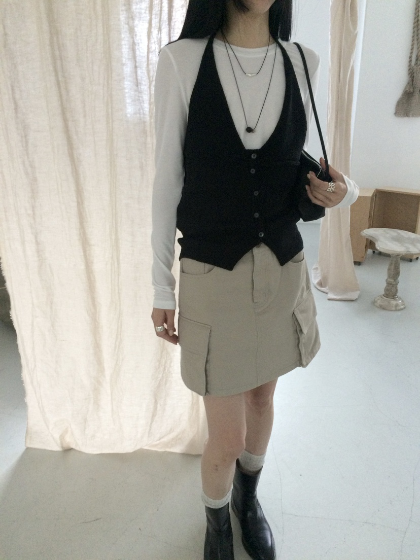 ANOU韓國直郵女裝新品熱賣時尚人氣休閑26春季推薦吊帶背心ANOU吊帶/背心