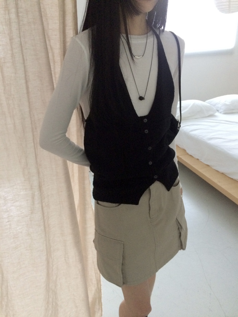 ANOU韓國直郵女裝新品熱賣時尚人氣休閑26春季推薦吊帶背心ANOU吊帶/背心