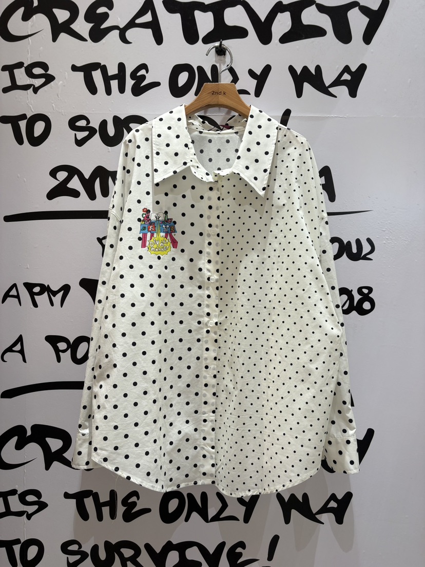 2ND K韓國代購女士新品26春季時尚休閑職業人氣襯衫蕾絲衫2ND K襯衫/蕾絲衫圖色2