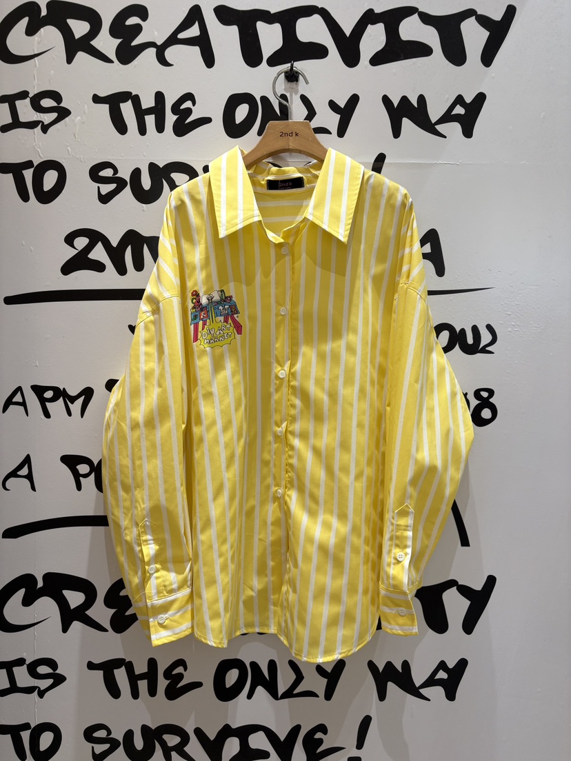 2ND K韓國代購女士新品26春季時尚休閑職業人氣襯衫蕾絲衫2ND K襯衫/蕾絲衫圖色3