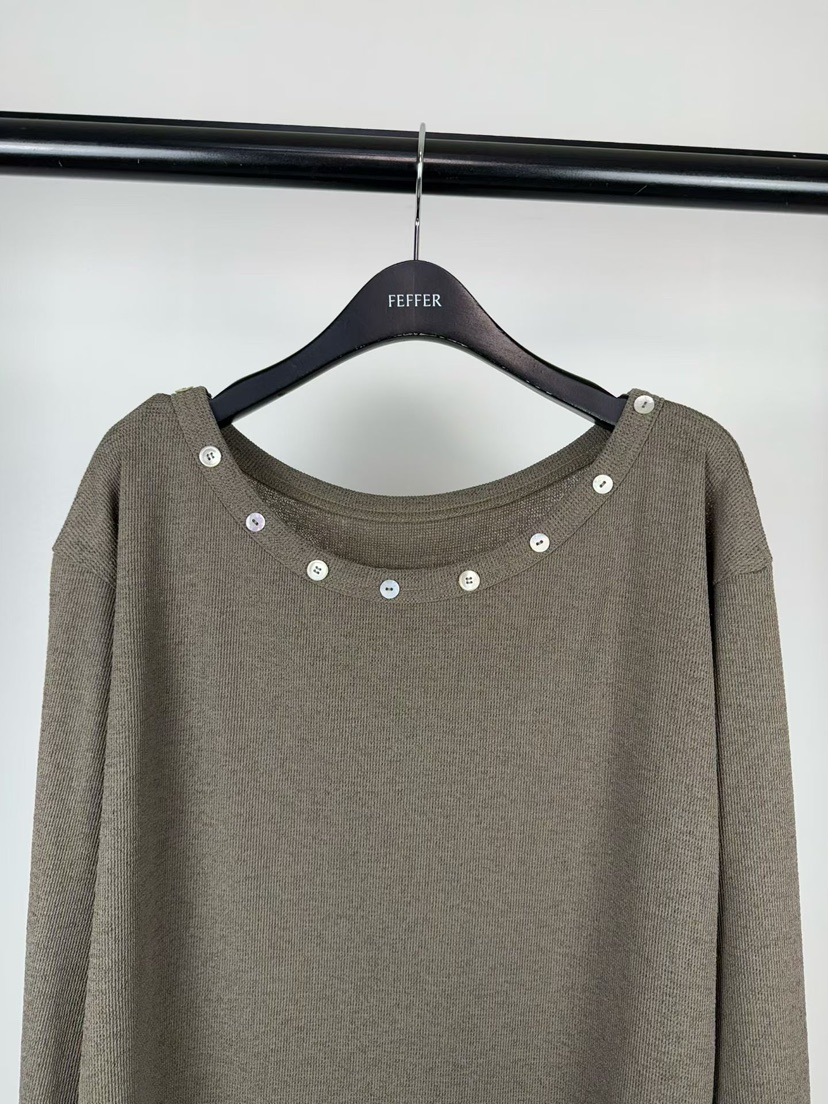 FEFFER東大門代購女裝新品26春季推薦職業人氣熱賣長袖T恤FEFFER長袖T恤