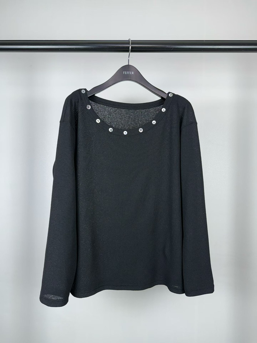 FEFFER東大門代購女裝新品26春季推薦職業人氣熱賣長袖T恤FEFFER長袖T恤圖色2