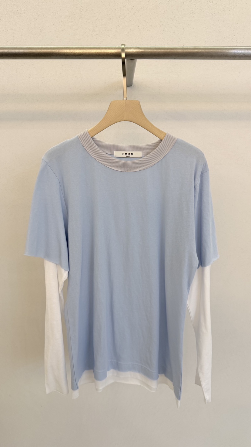 FORM韓國代購女裝新品休閑26春季推薦熱賣人氣長袖T恤假兩件FORM長袖T恤圖色2