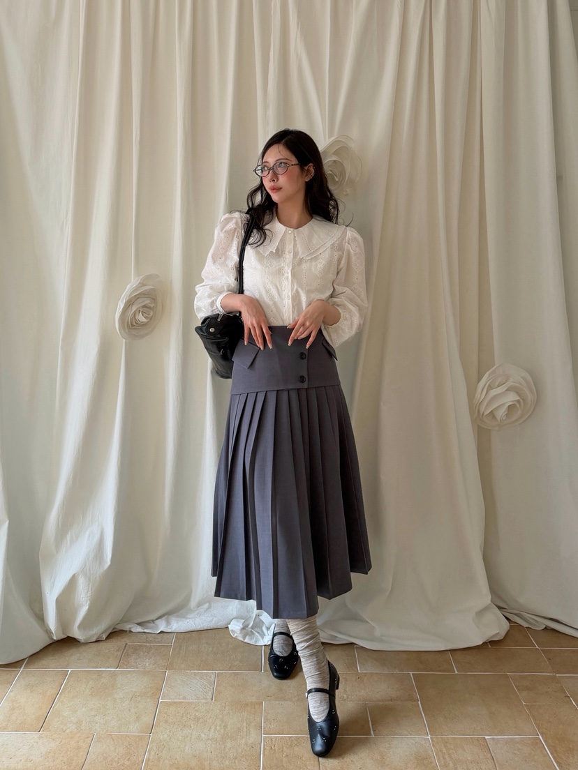 81 MARKET-L東大門直郵女裝新品熱賣職業26春季襯衫蕾絲衫81 MARKET-L襯衫/蕾絲衫