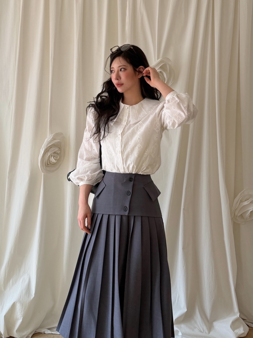 81 MARKET-L東大門直郵女裝新品熱賣職業26春季襯衫蕾絲衫81 MARKET-L襯衫/蕾絲衫