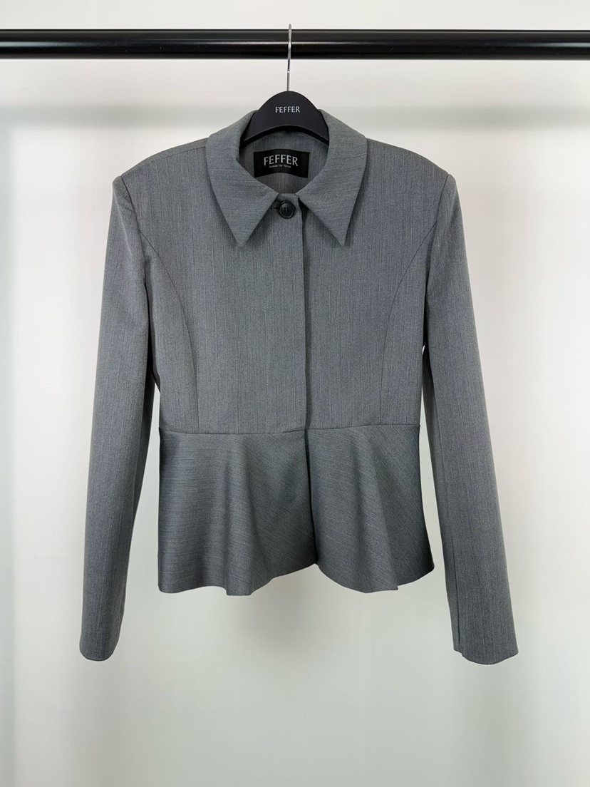FEFFER東大門實拍女士新品熱賣26春季職業休閑人氣時尚夾克FEFFER夾克圖色1