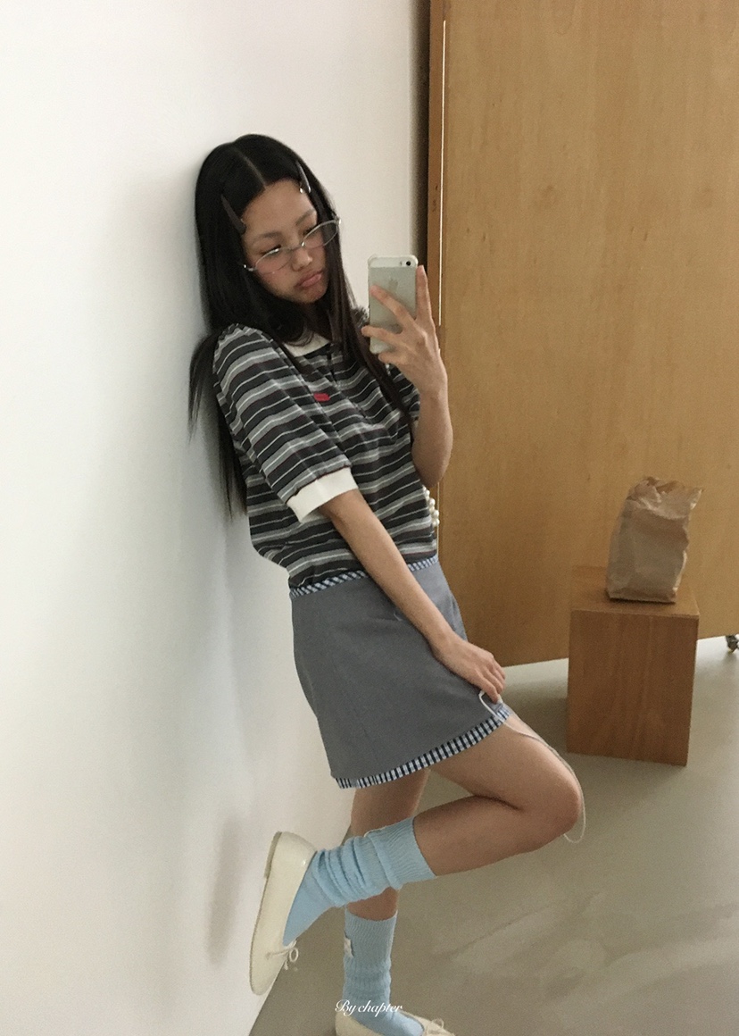 BY CHAPTER韓國代購女裝新品休閑職業人氣熱賣26春季T恤BY ChapterT恤