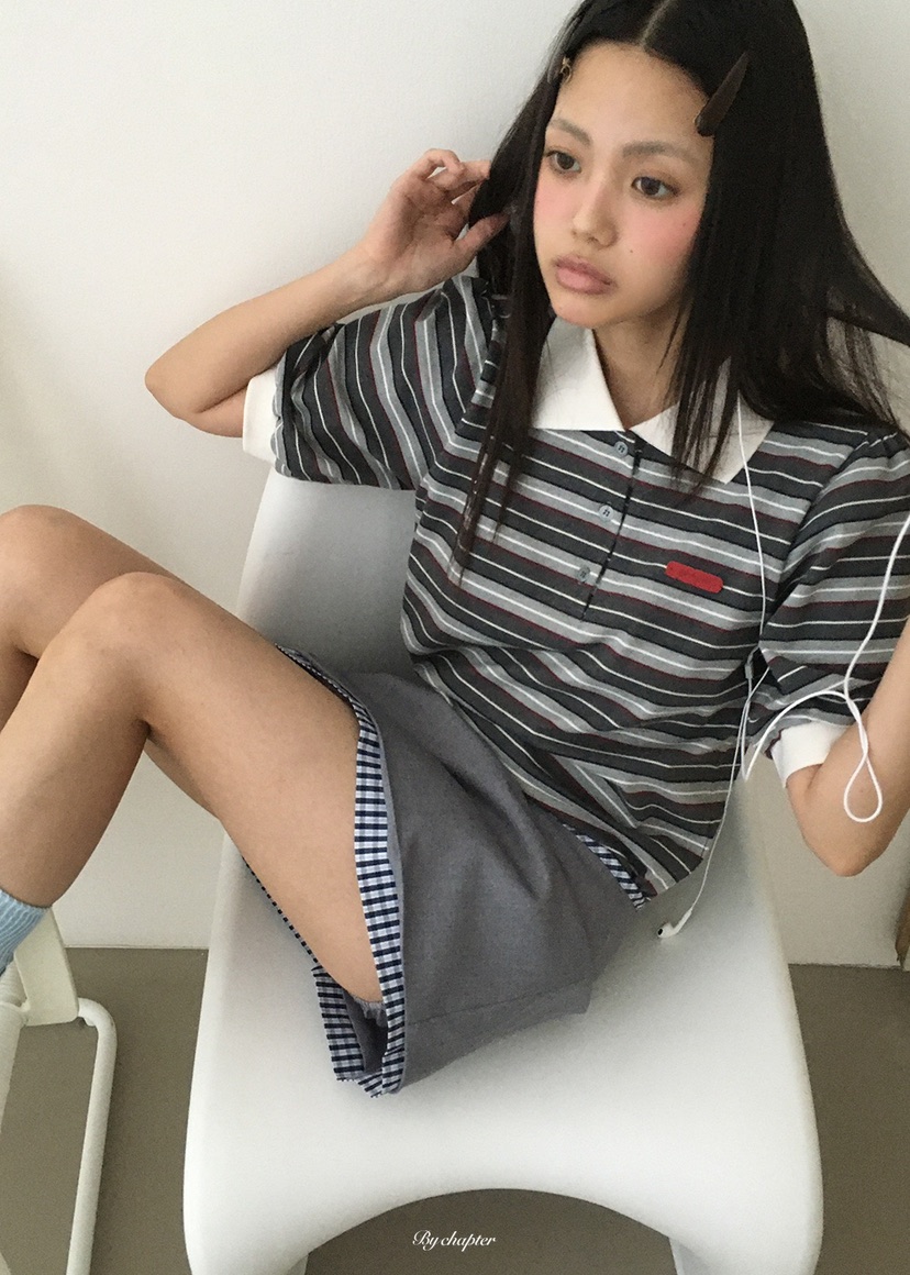 BY CHAPTER韓國代購女裝新品休閑職業人氣熱賣26春季T恤BY ChapterT恤