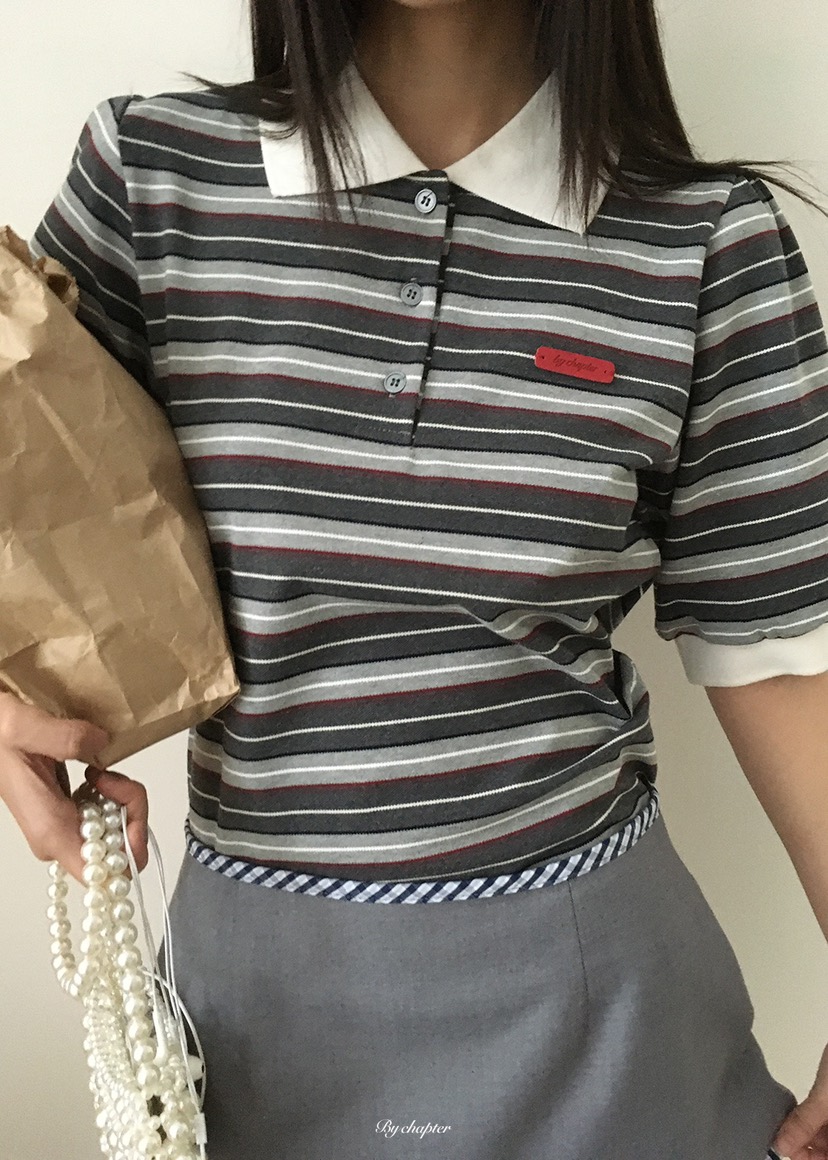 BY CHAPTER韓國代購女裝新品休閑職業人氣熱賣26春季T恤BY ChapterT恤