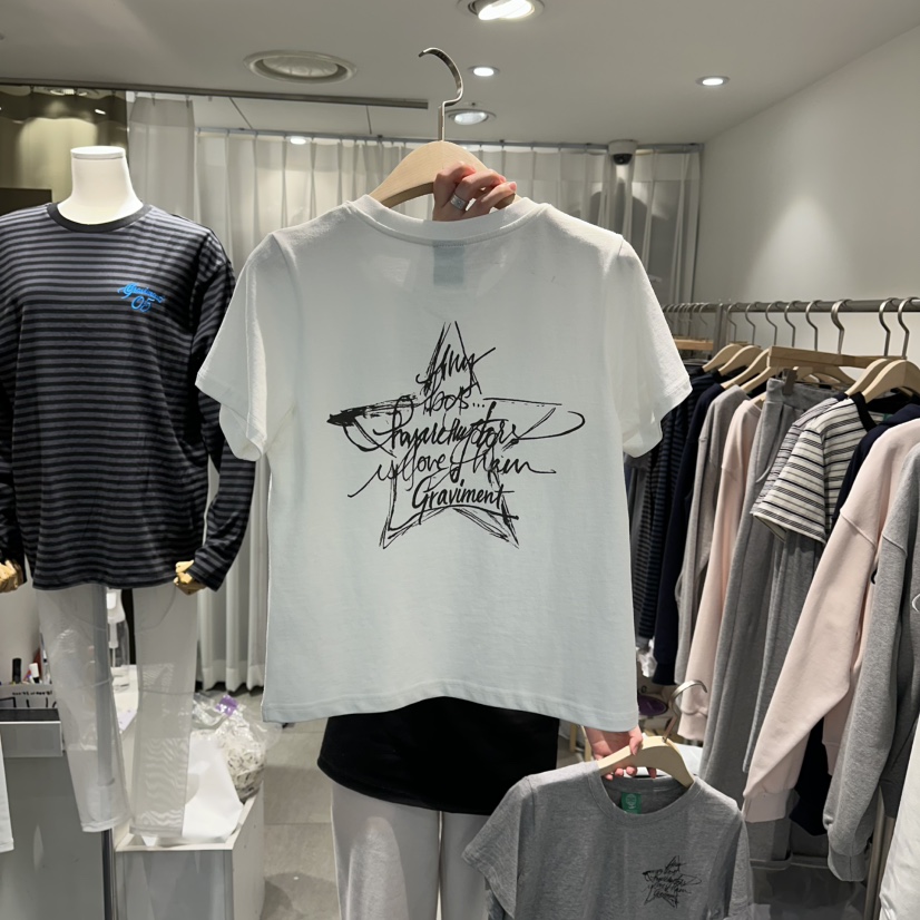 THE LOT東大門實拍女裝新品時尚熱賣休閑職業26春季T恤修身THE LOT/	LOTT恤