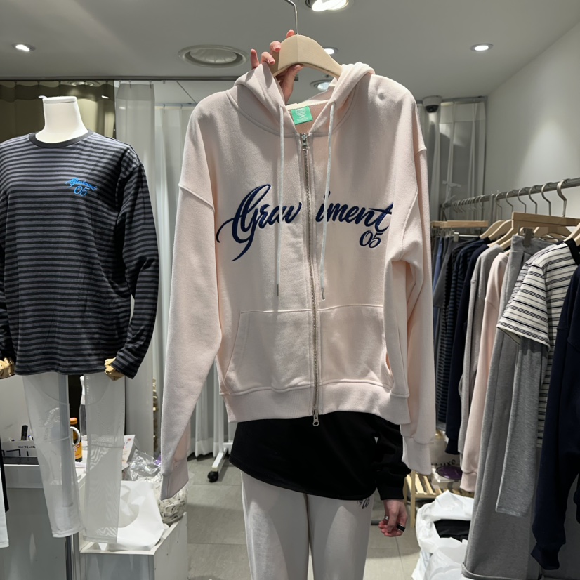 THE LOT東大門代購女裝新品人氣時尚26春季夾克刺繡拉鏈THE LOT/	LOT夾克圖色2