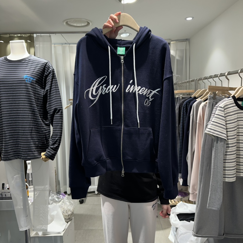 THE LOT東大門代購女裝新品人氣時尚26春季夾克刺繡拉鏈THE LOT/	LOT夾克圖色3