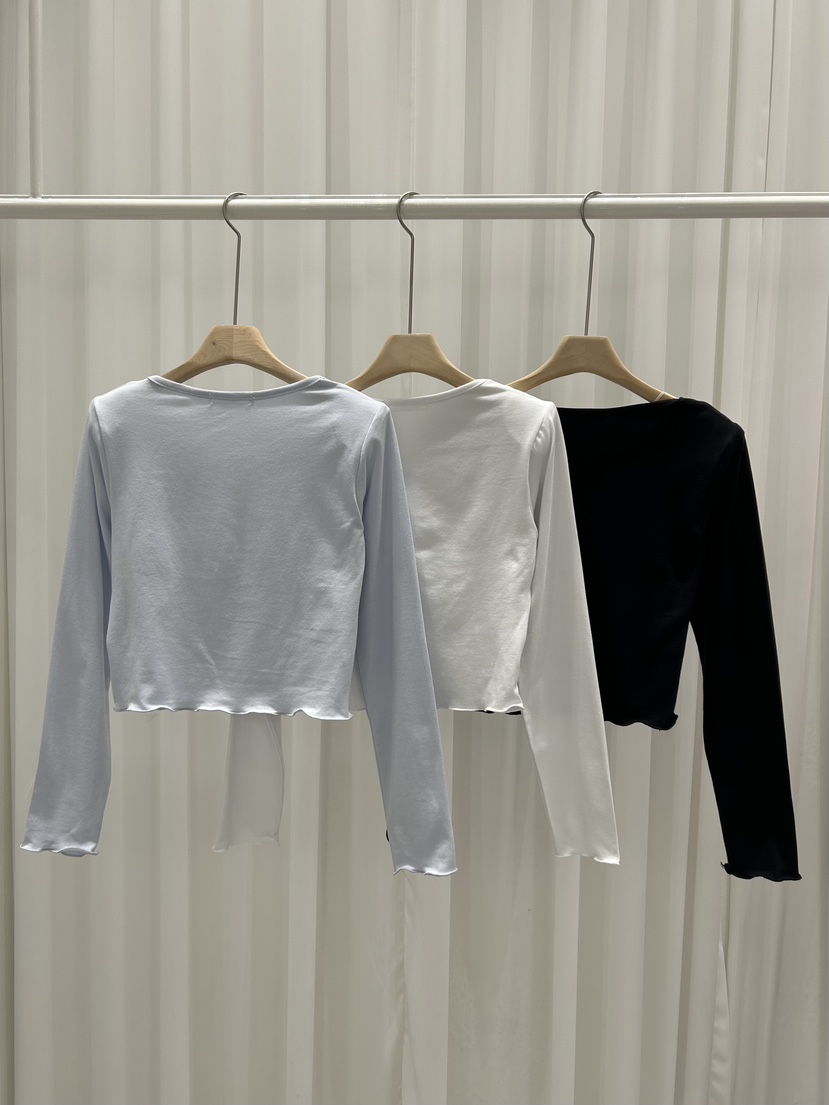 IF YOU SAY SO/PLUM-Q東大門實拍女士新品職業長袖T恤IF YOU SAY SO/PLUM-Q長袖T恤