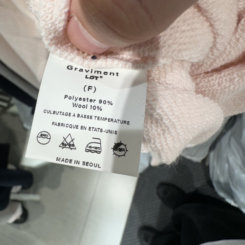 THE LOT東大門直郵女裝新款推薦休閑職業熱賣26春季衛衣露肩THE LOT/	LOT衛衣