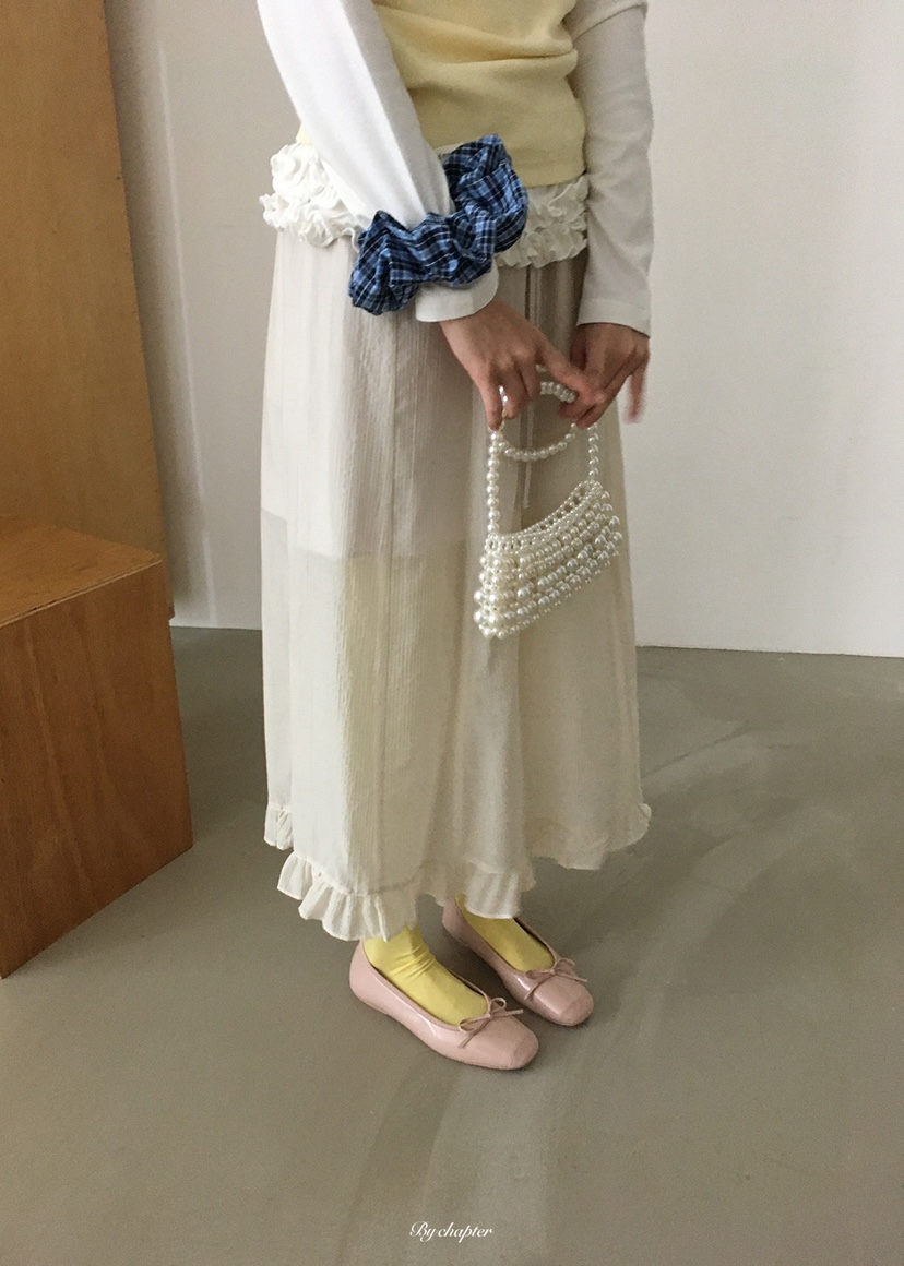 BY CHAPTER韓國代購女士新品26春季熱賣職業推薦時尚長裙BY Chapter長裙