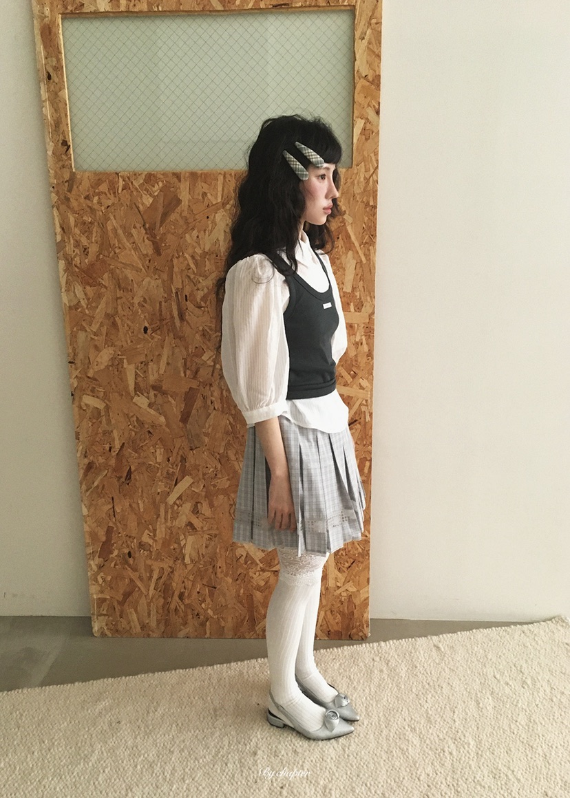 BY CHAPTER東大門實拍女裝新款推薦人氣職業26春季熱賣短裙BY Chapter短裙