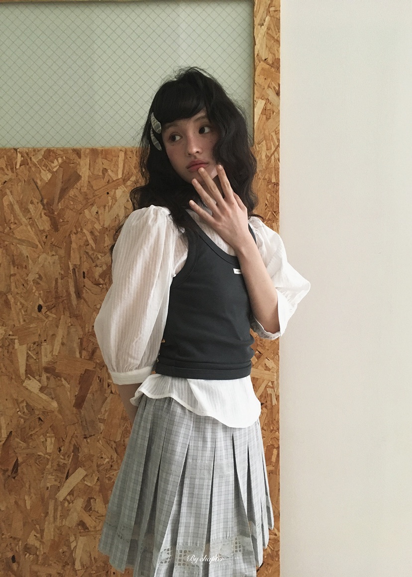 BY CHAPTER東大門實拍女裝新款推薦人氣職業26春季熱賣短裙BY Chapter短裙